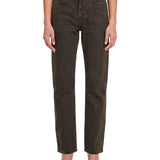 Jeans a gamba dritta 501 in marrone 