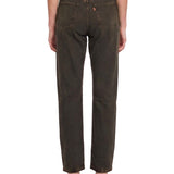 Jeans a gamba dritta 501 in marrone 