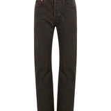 Jeans a gamba dritta 501 in marrone 