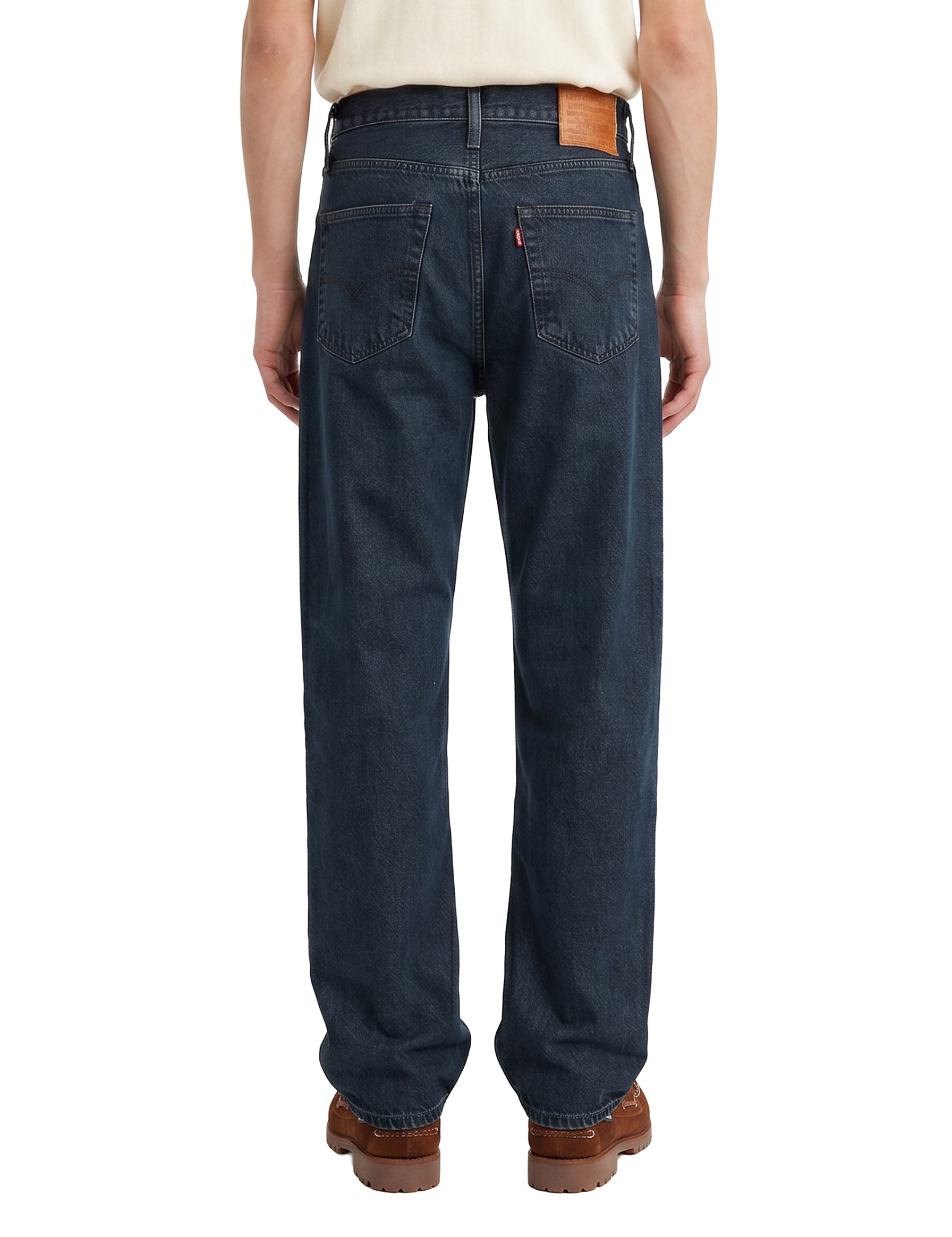 Jeans a gamba dritta 568 in blu 
