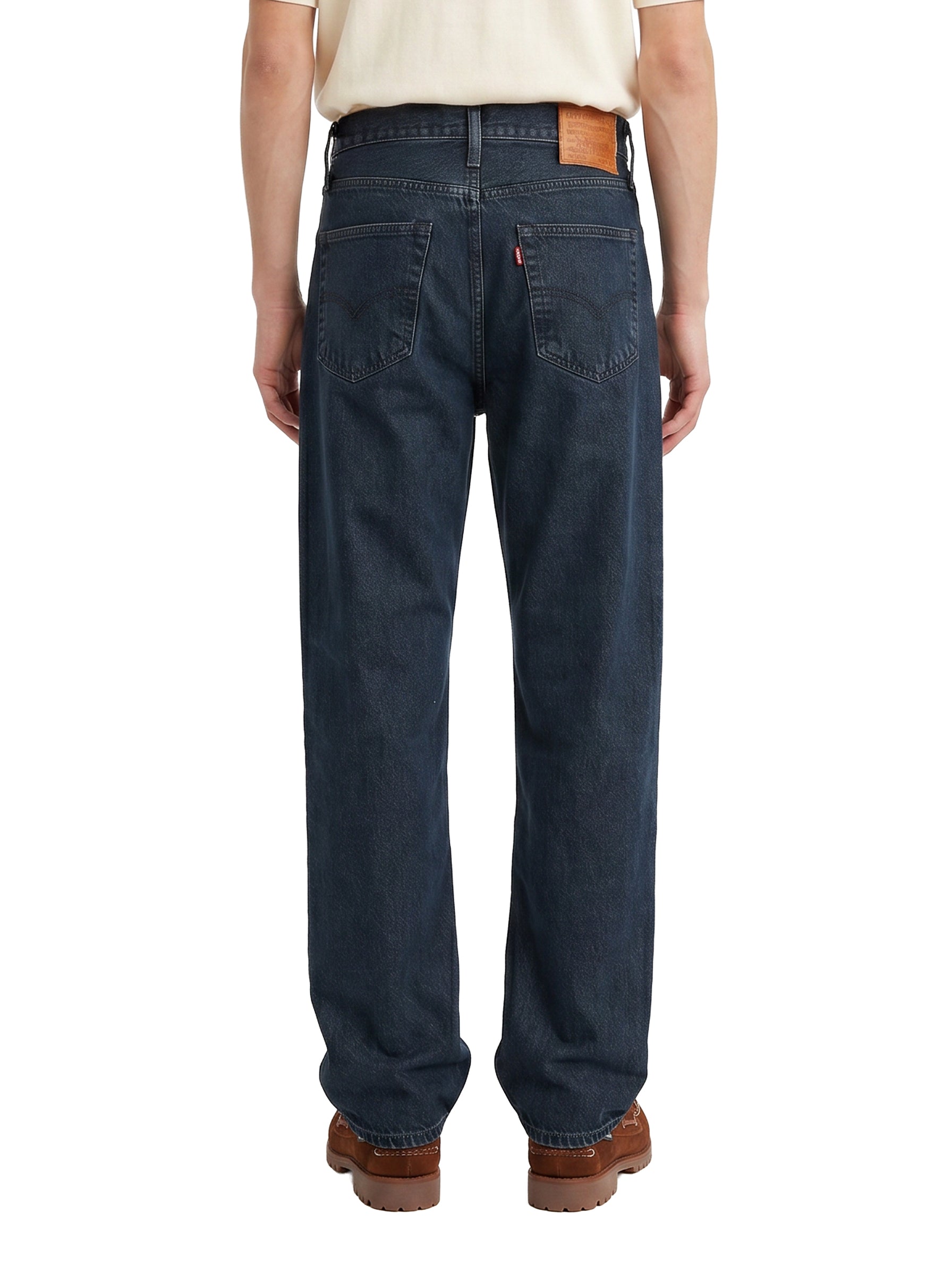 Jeans a gamba dritta 568 in blu 