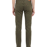 Jeans 502 Taper in marrone 