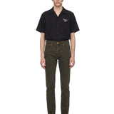 Jeans 502 Taper in marrone 