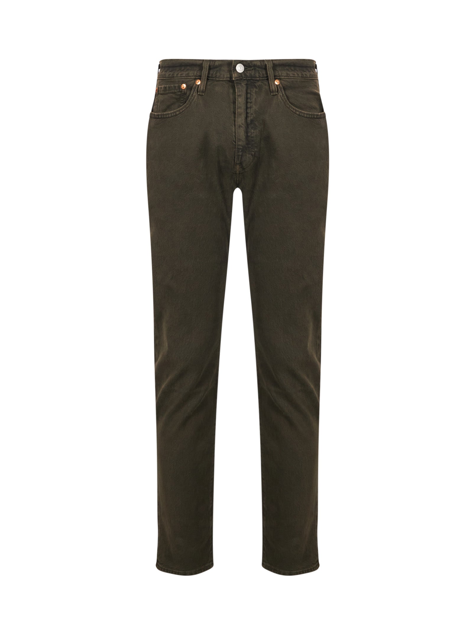 Jeans 502 Taper in marrone 