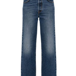 Jeans a gamba dritta robcage in blu 