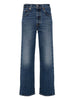 Jeans a gamba dritta Ribcage in blu