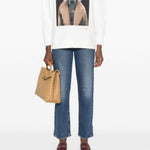 Jeans a gamba dritta robcage in blu 