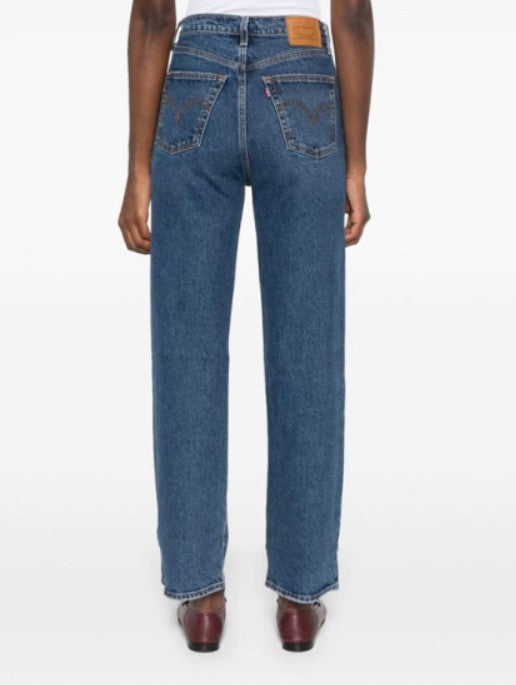 Jeans a gamba dritta robcage in blu 