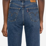 Jeans a gamba dritta robcage in blu 