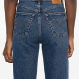 Jeans a gamba dritta robcage in blu 