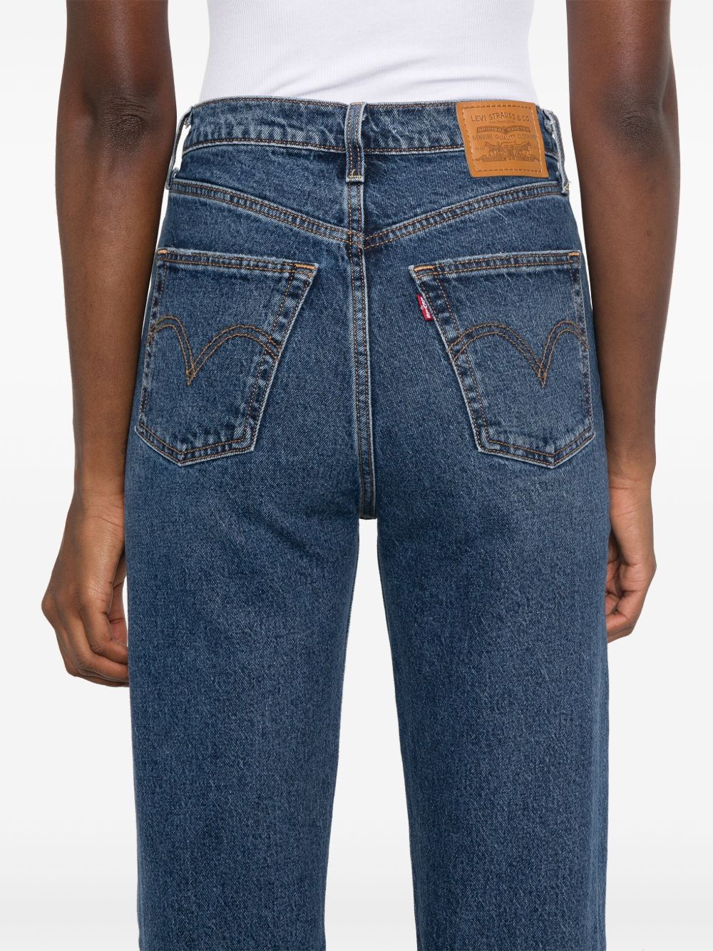 Jeans a gamba dritta robcage in blu 