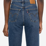 Jeans a gamba dritta robcage in blu 