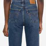 Jeans a gamba dritta robcage in blu 