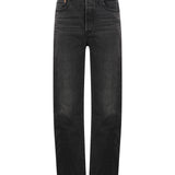 Jeans a gamba dritta Ribcage in nero 