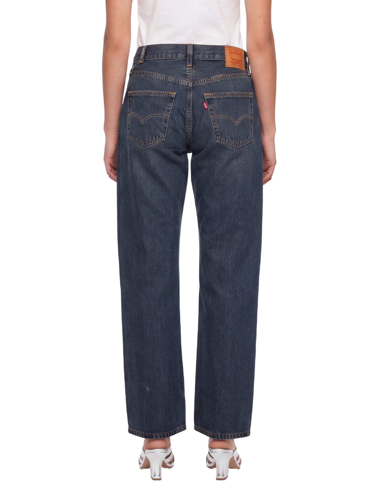 Jeans a gamba dritta 501 in blu 