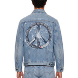 Giacca denim Trucker in blu 