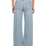 Jeans Ribcage wide leg h223 in blu 
