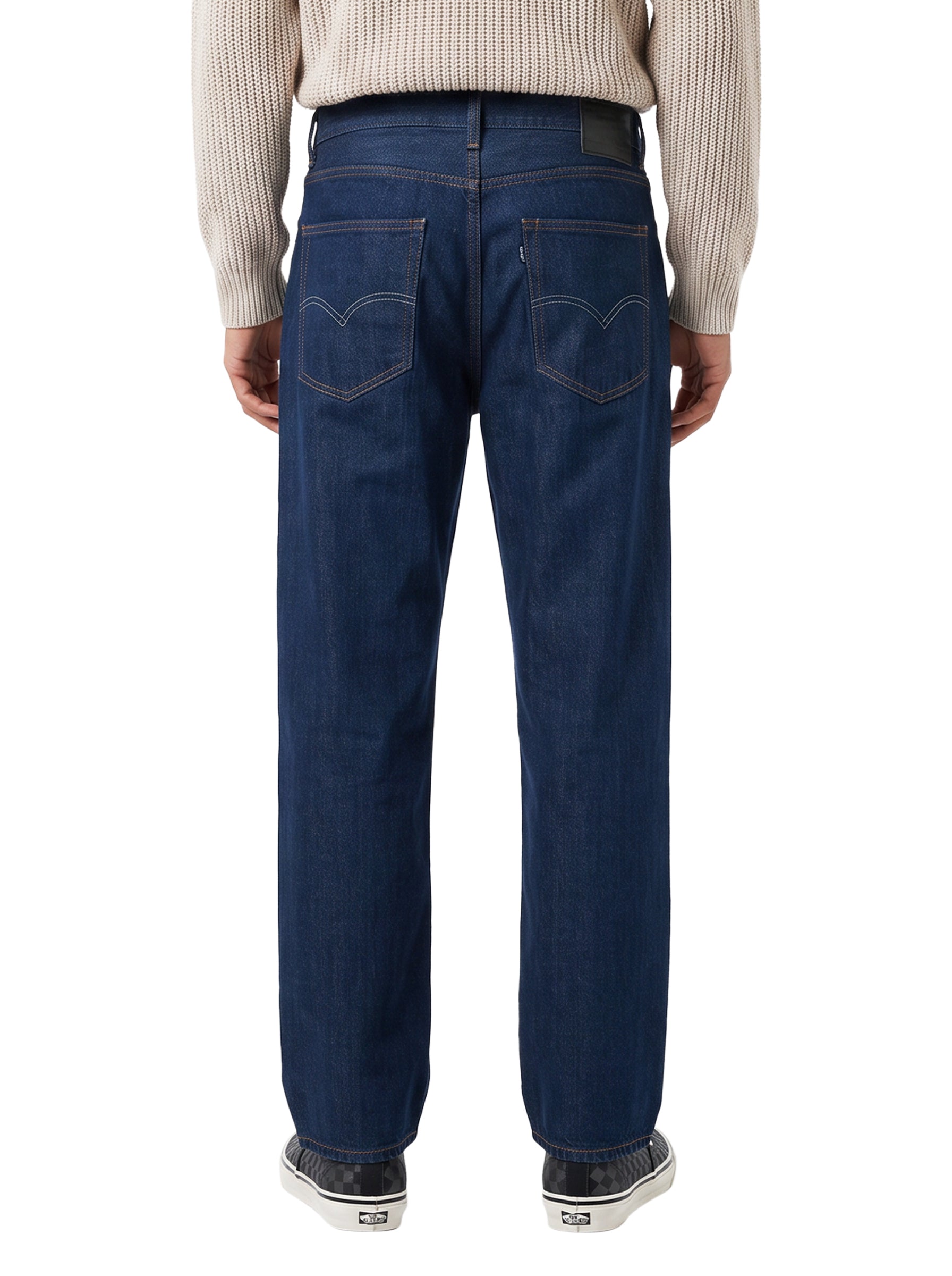Jeans con vestibilita ampia Marker Loose in blu 