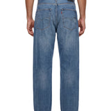 Jeans con vestibilita ampia Marker Loose in blu 