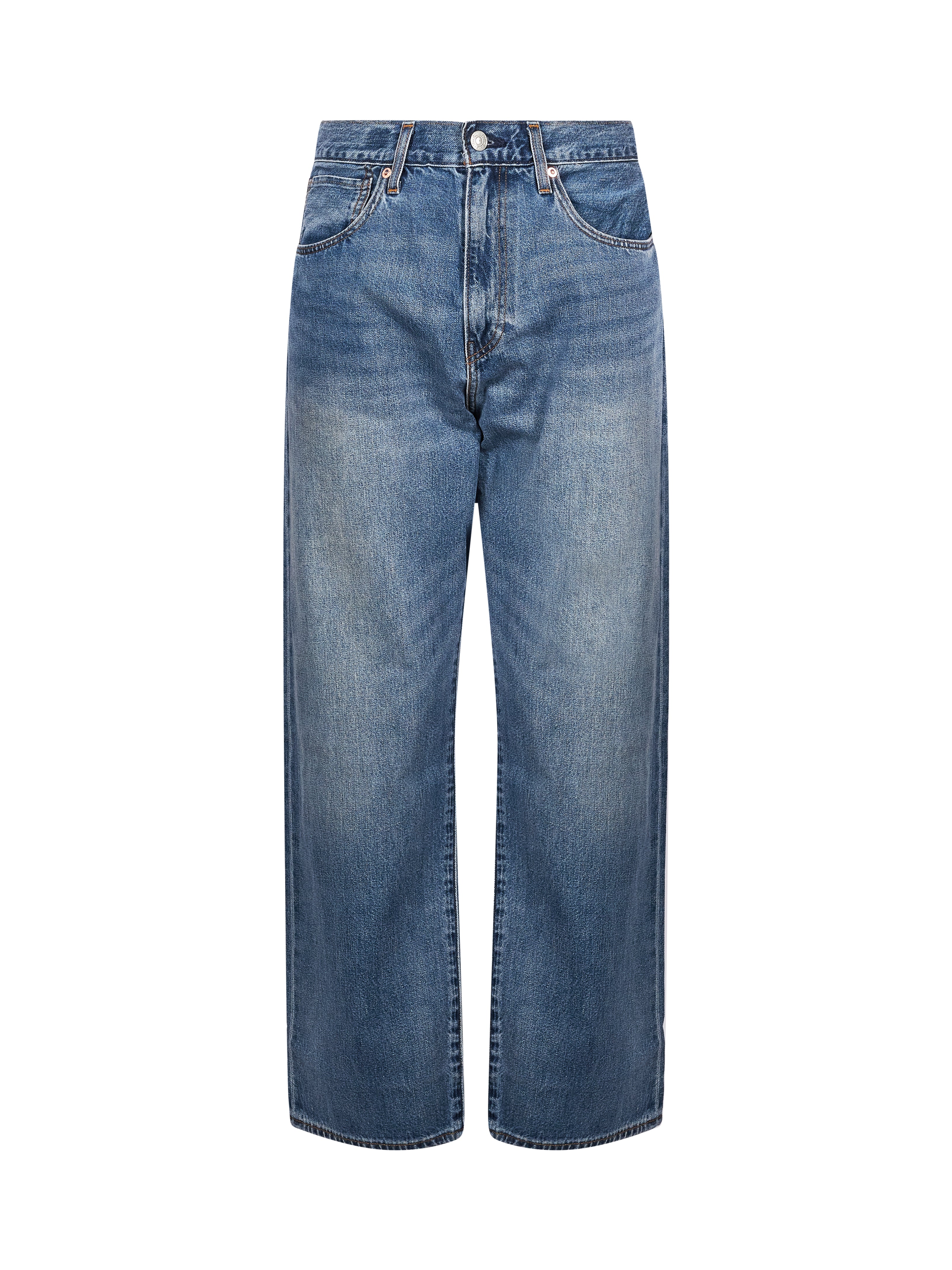 Jeans con vestibilita ampia Marker Loose in blu 