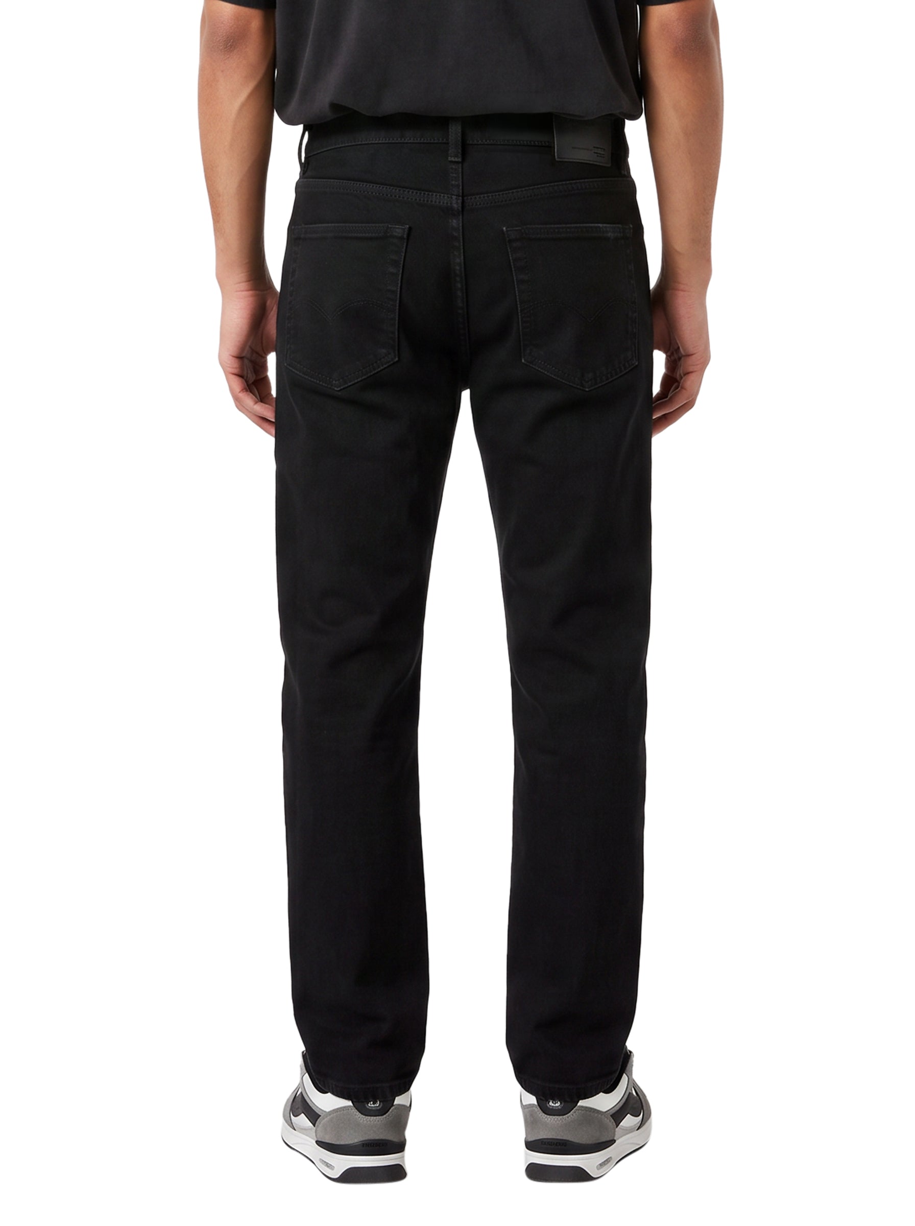 Jeans a gamba dritta Anchor in nero 