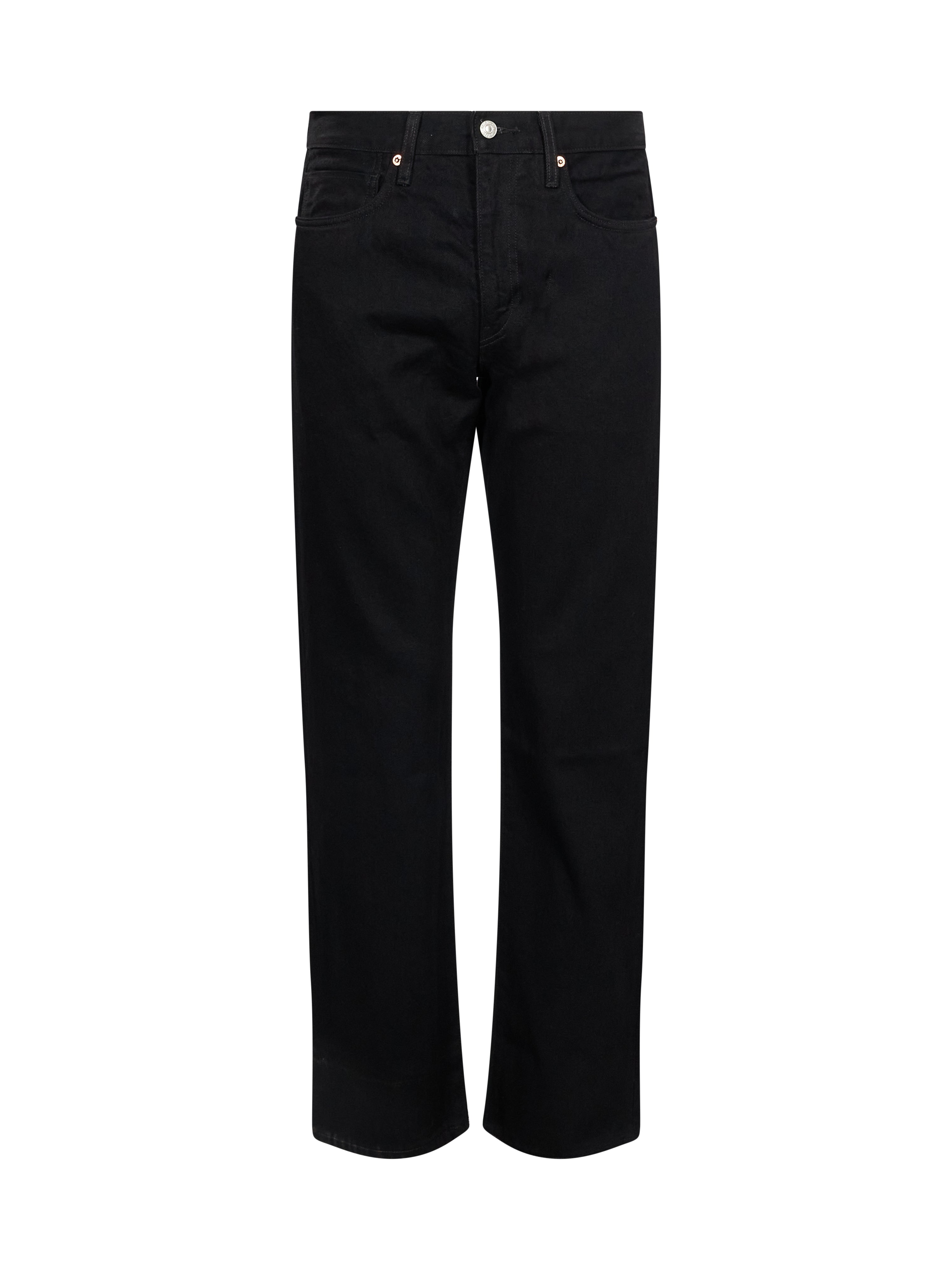 Jeans a gamba dritta Anchor in nero 