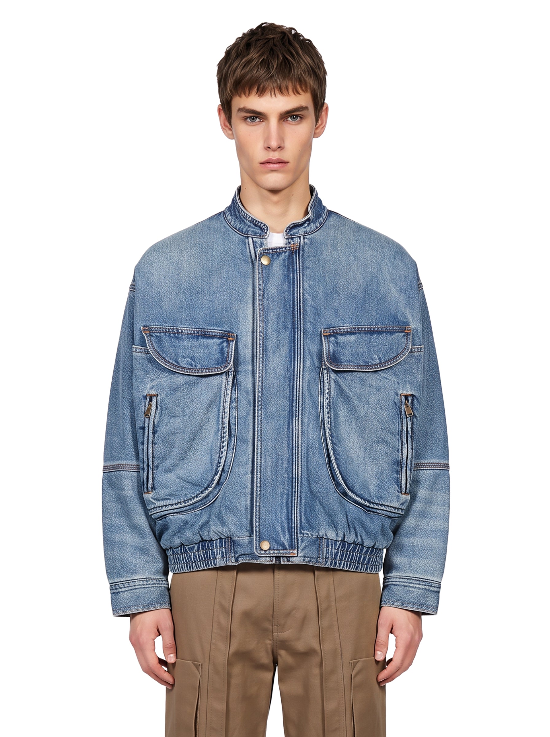 Giacca bomber BT Bravo in blu 