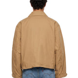Giacca modello Pilot con tasche in beige 