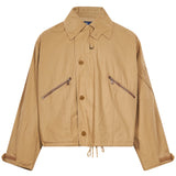 Giacca modello Pilot con tasche in beige 
