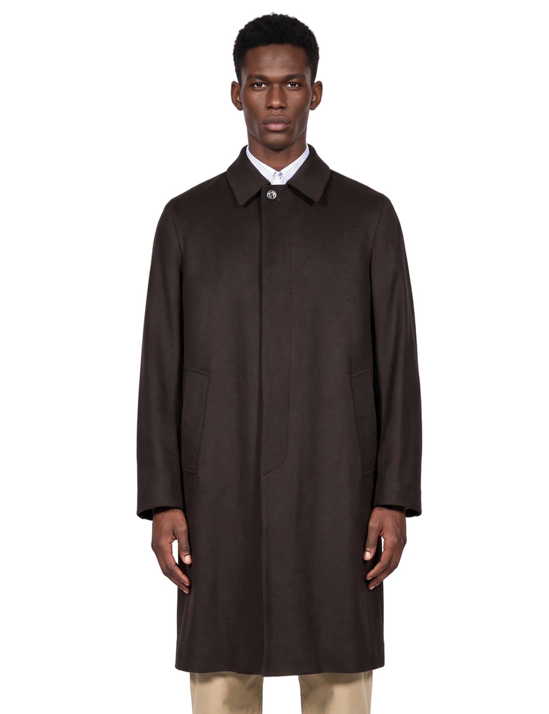 Cappotto lungo Dunkled in marrone 