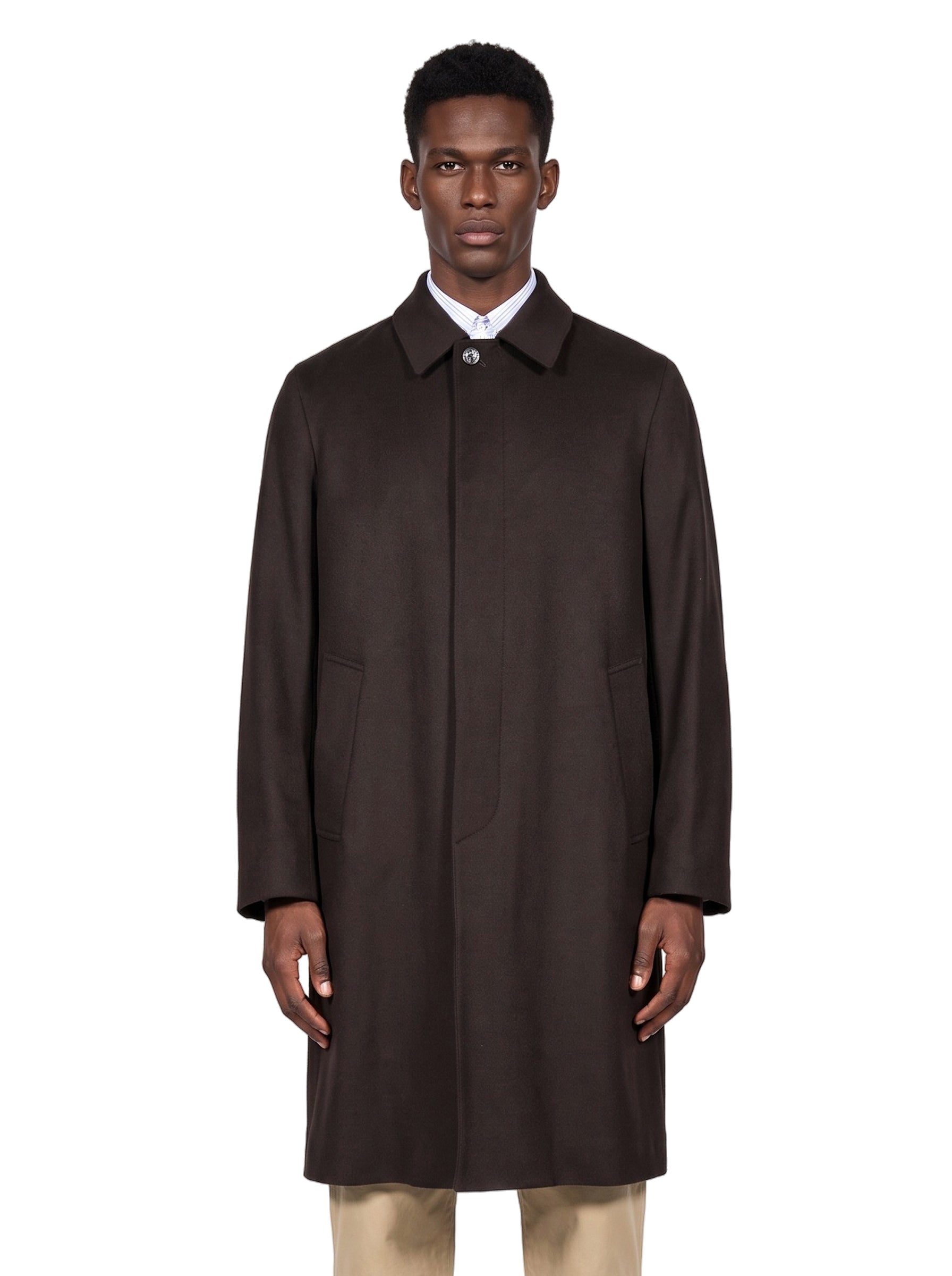 Cappotto lungo Dunkled in marrone 