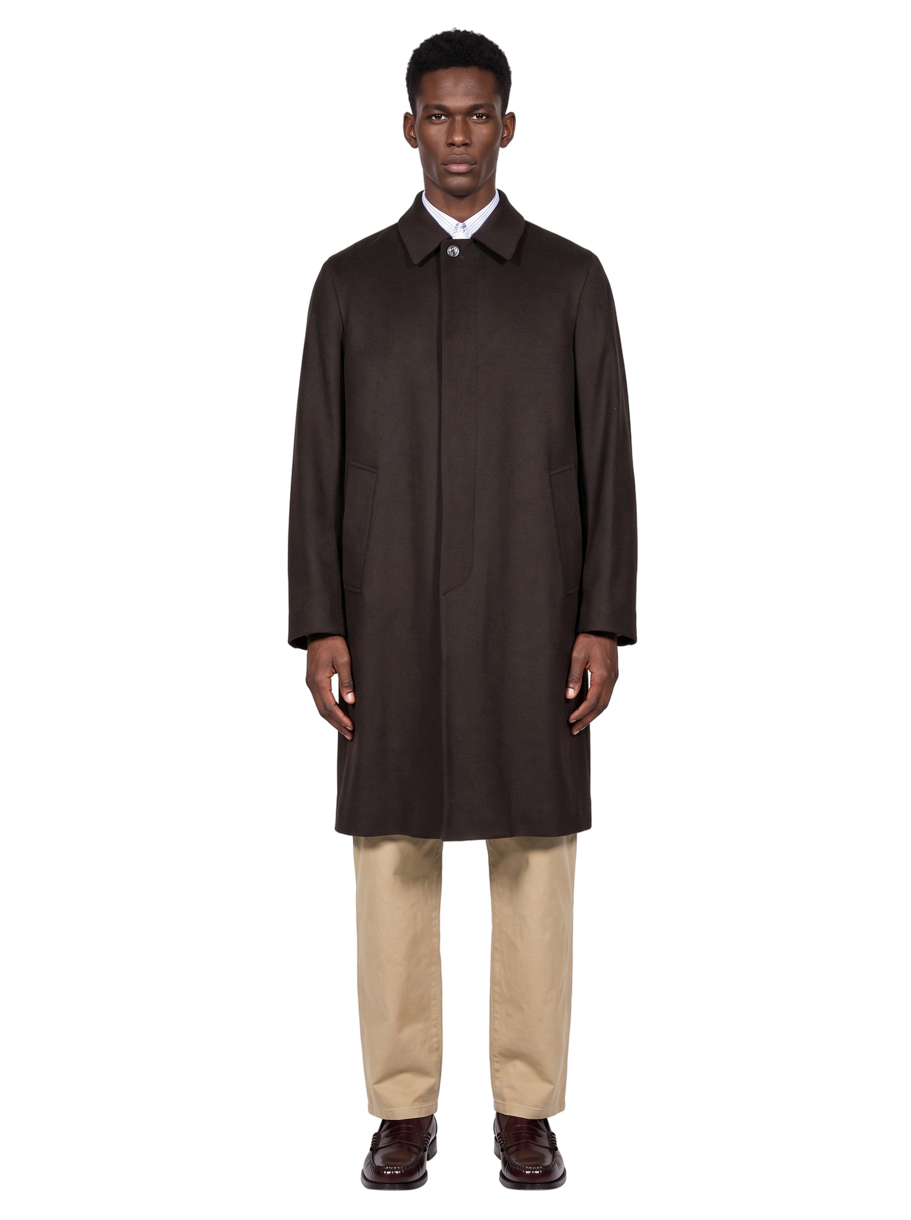Cappotto lungo Dunkled in marrone 