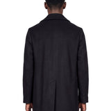 Cappotto doppiopetto Dalton in blu 