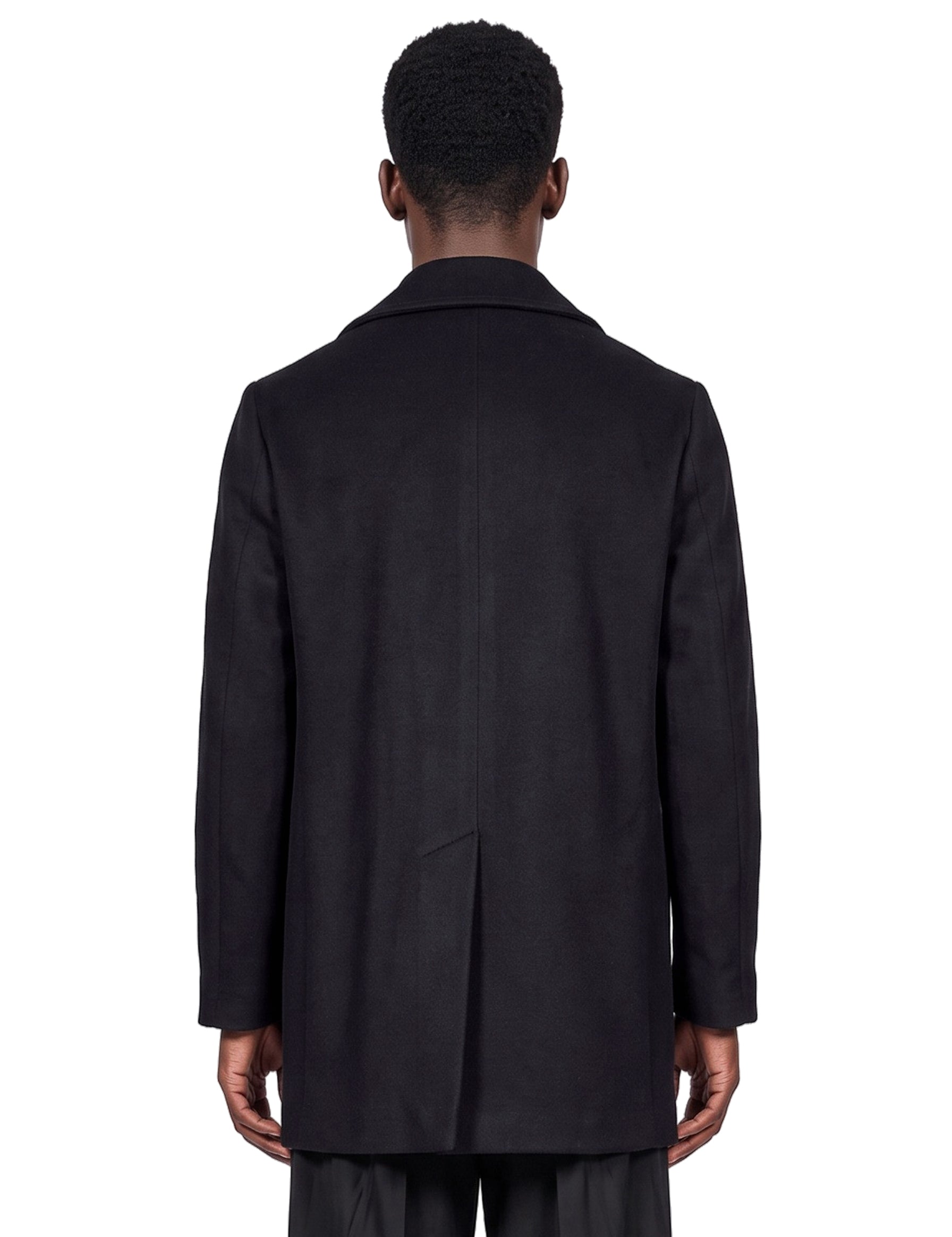 Cappotto doppiopetto Dalton in blu 