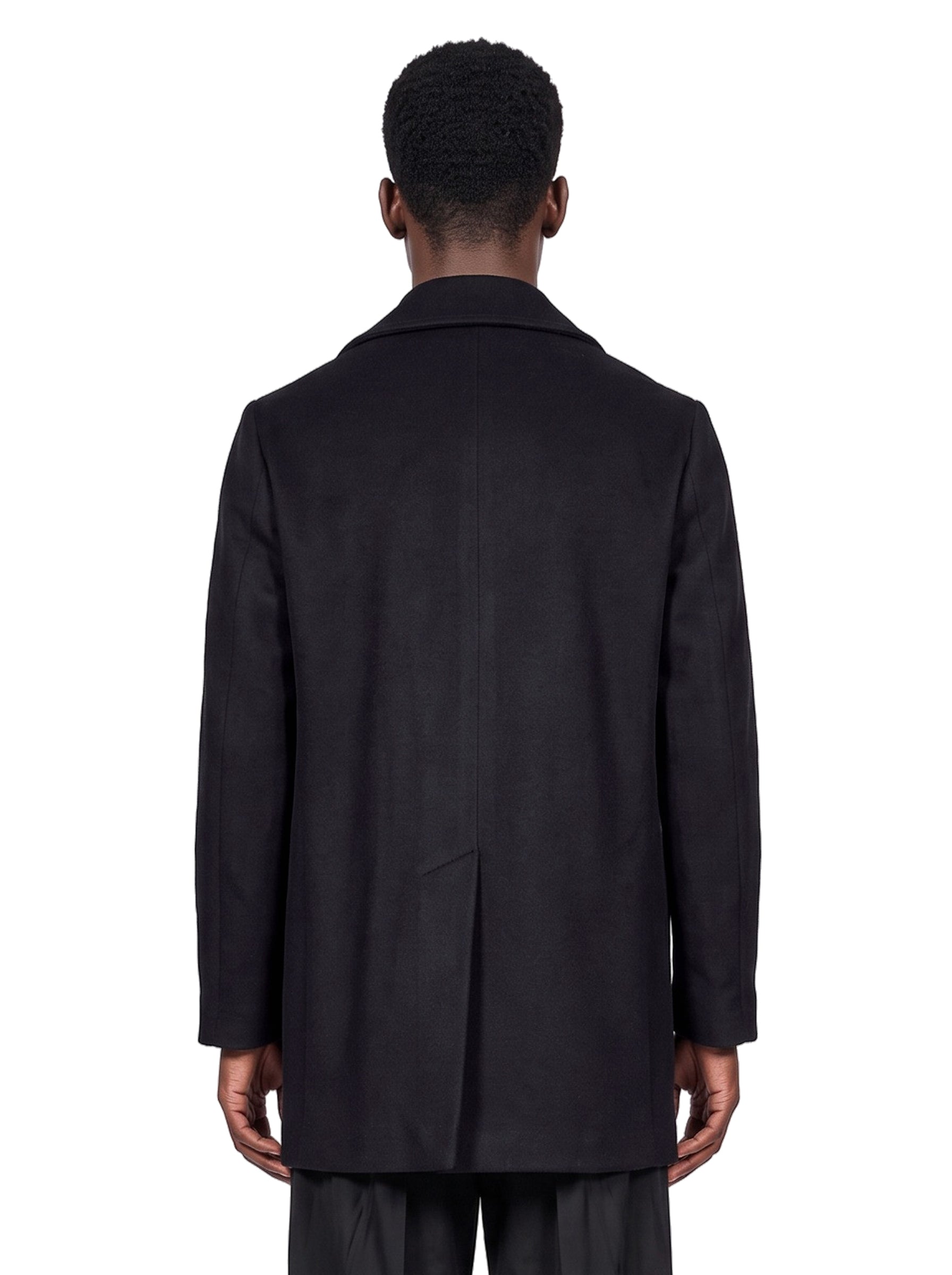 Cappotto doppiopetto Dalton in blu 