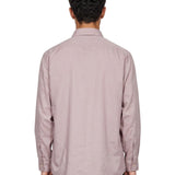 Camicia con foulard in lilla 