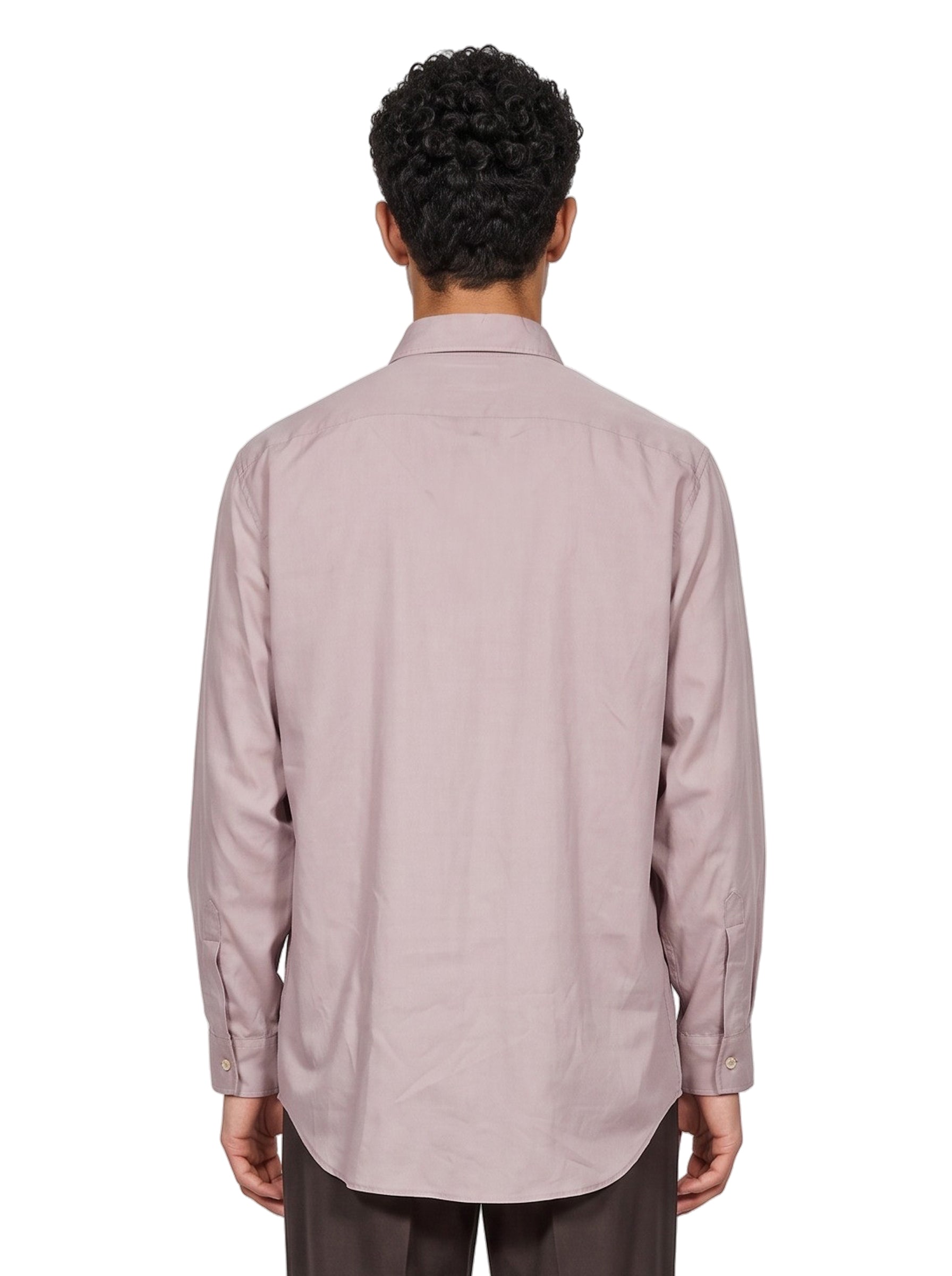 Camicia con foulard in lilla 