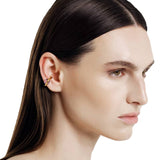 Ear Cuff con Ametista in oro<BR/> 
