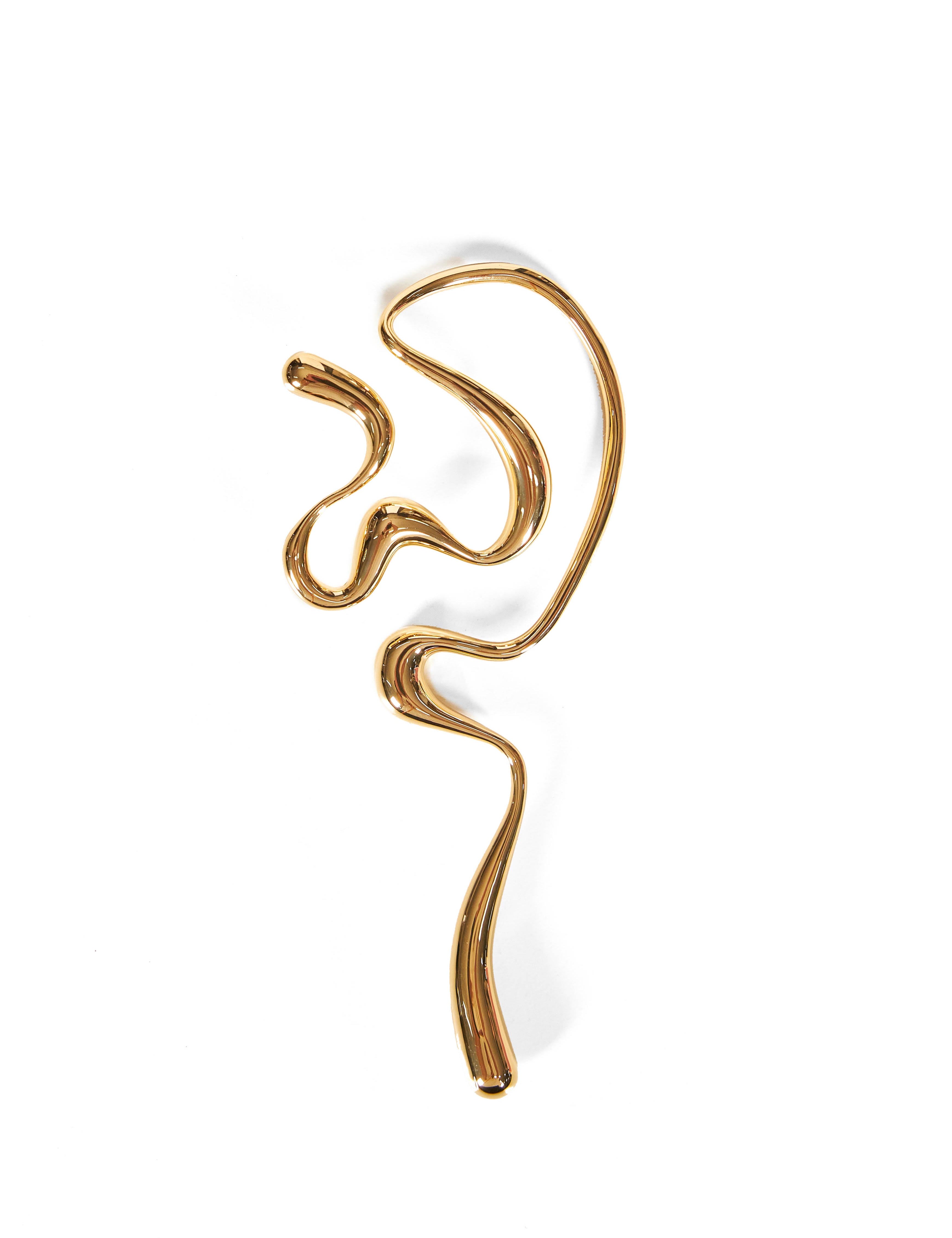 Ear Cuff grande in oro 