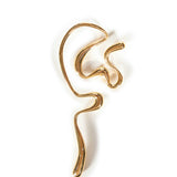 Ear Cuff grande in oro 