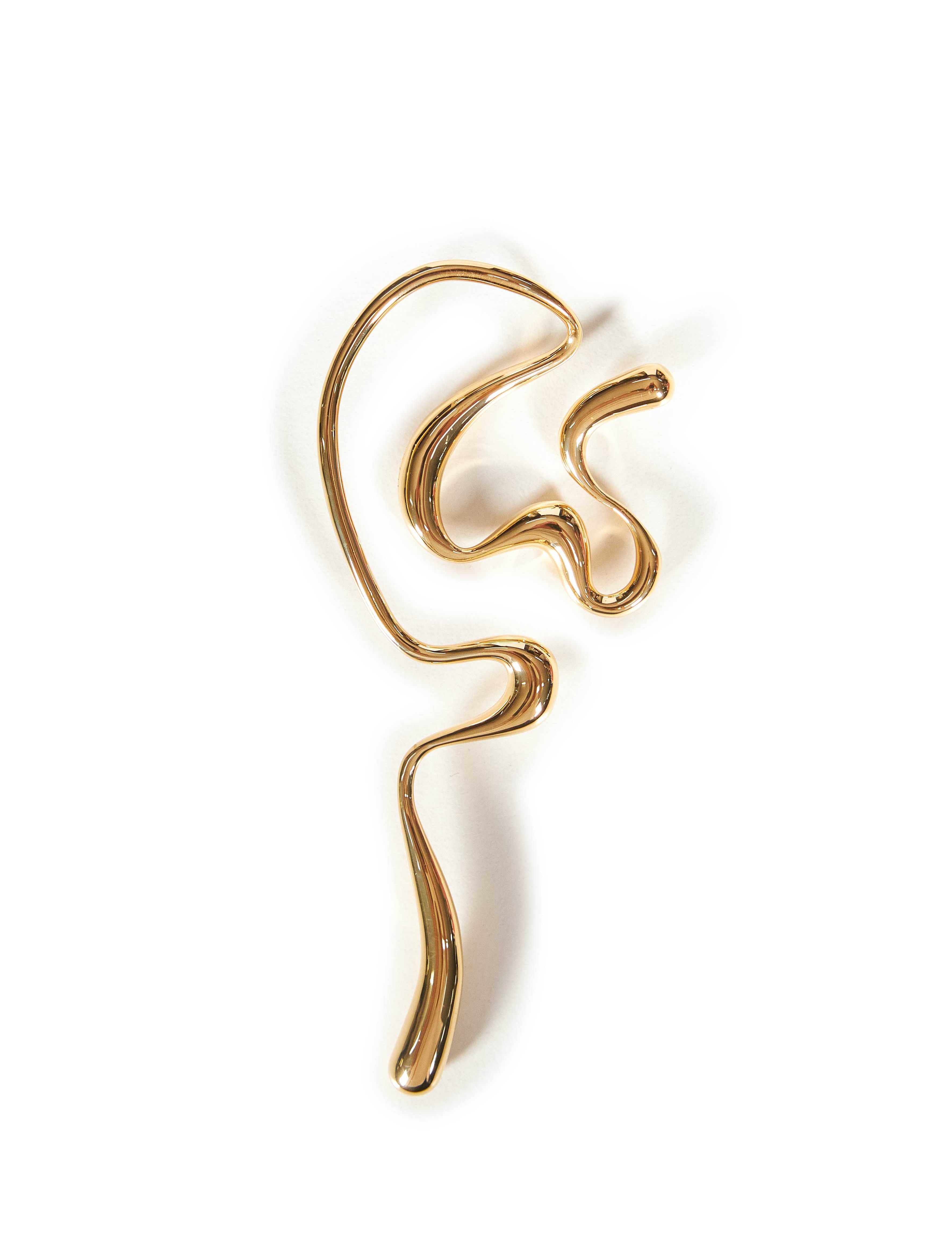 Ear Cuff grande in oro 