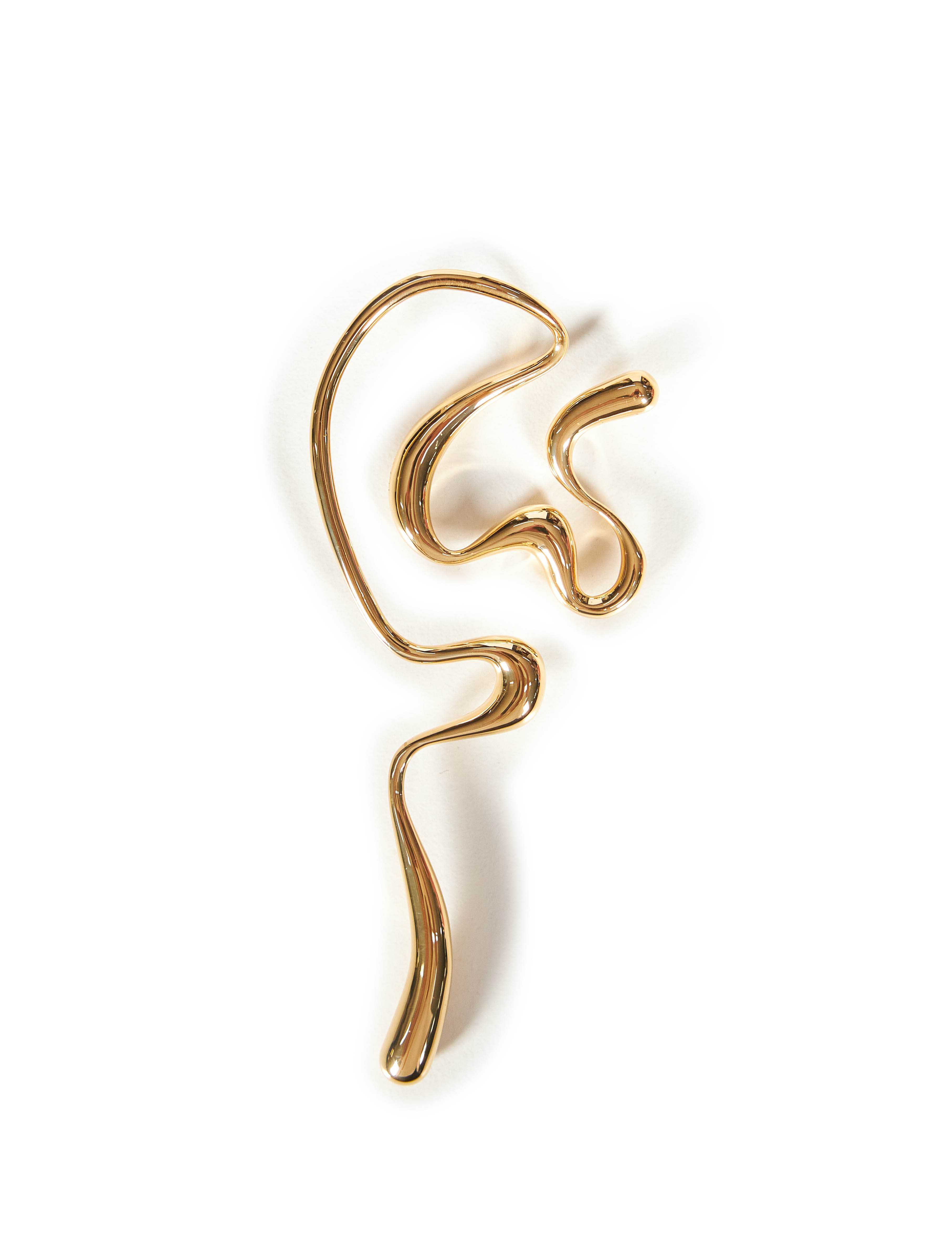 Ear Cuff grande in oro 