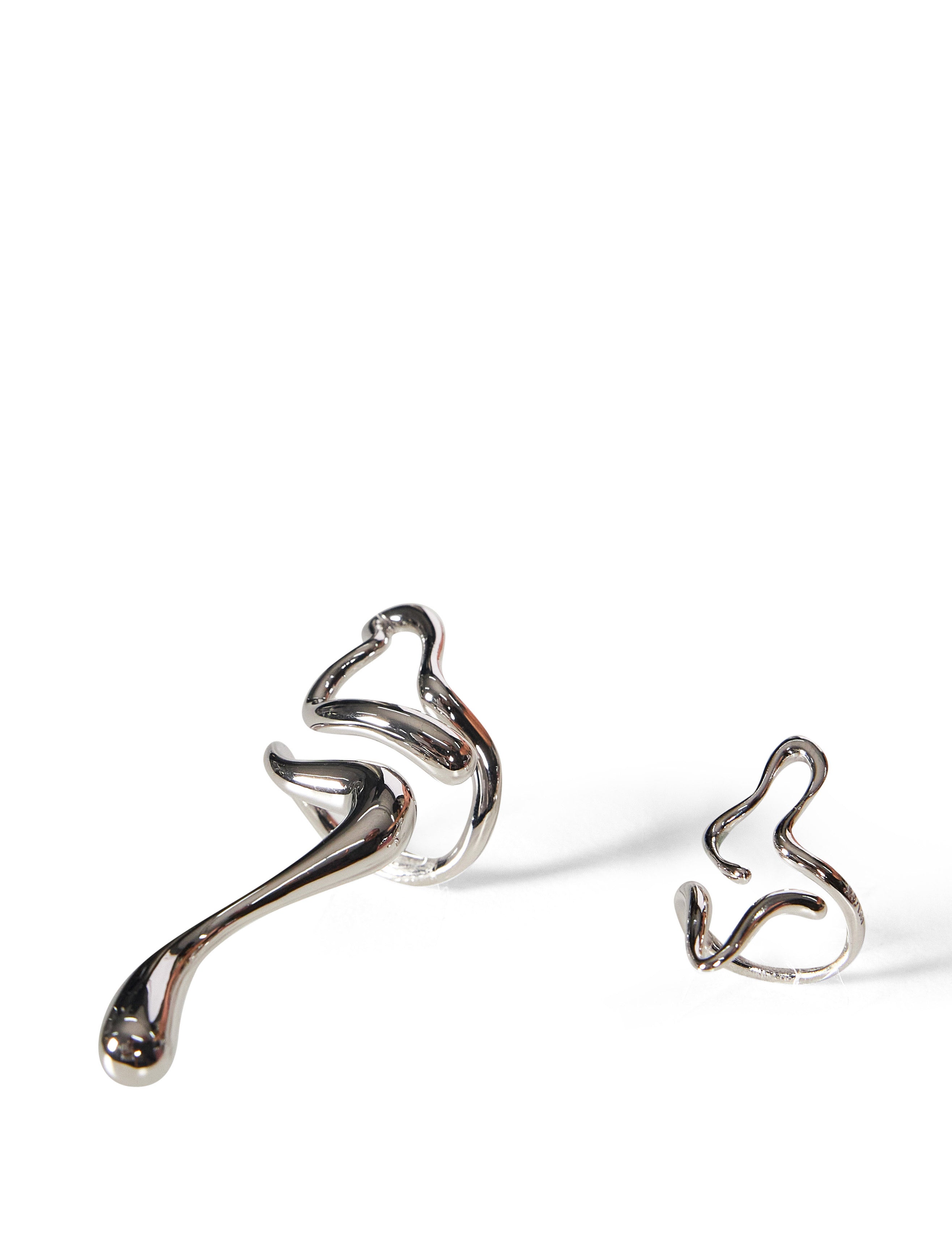 Set di anelli in argento<BR/> 