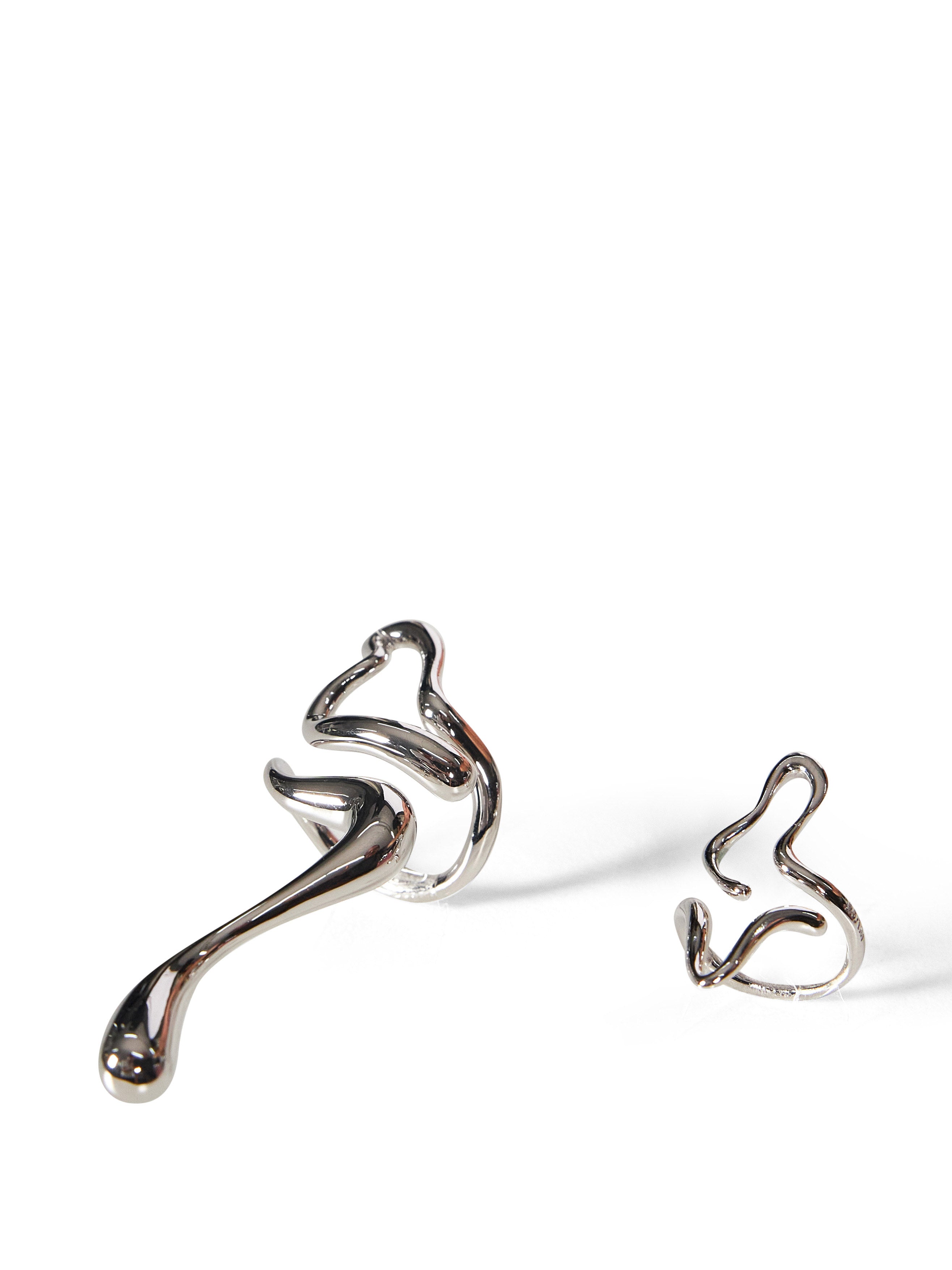 Set di anelli in argento<BR/> 