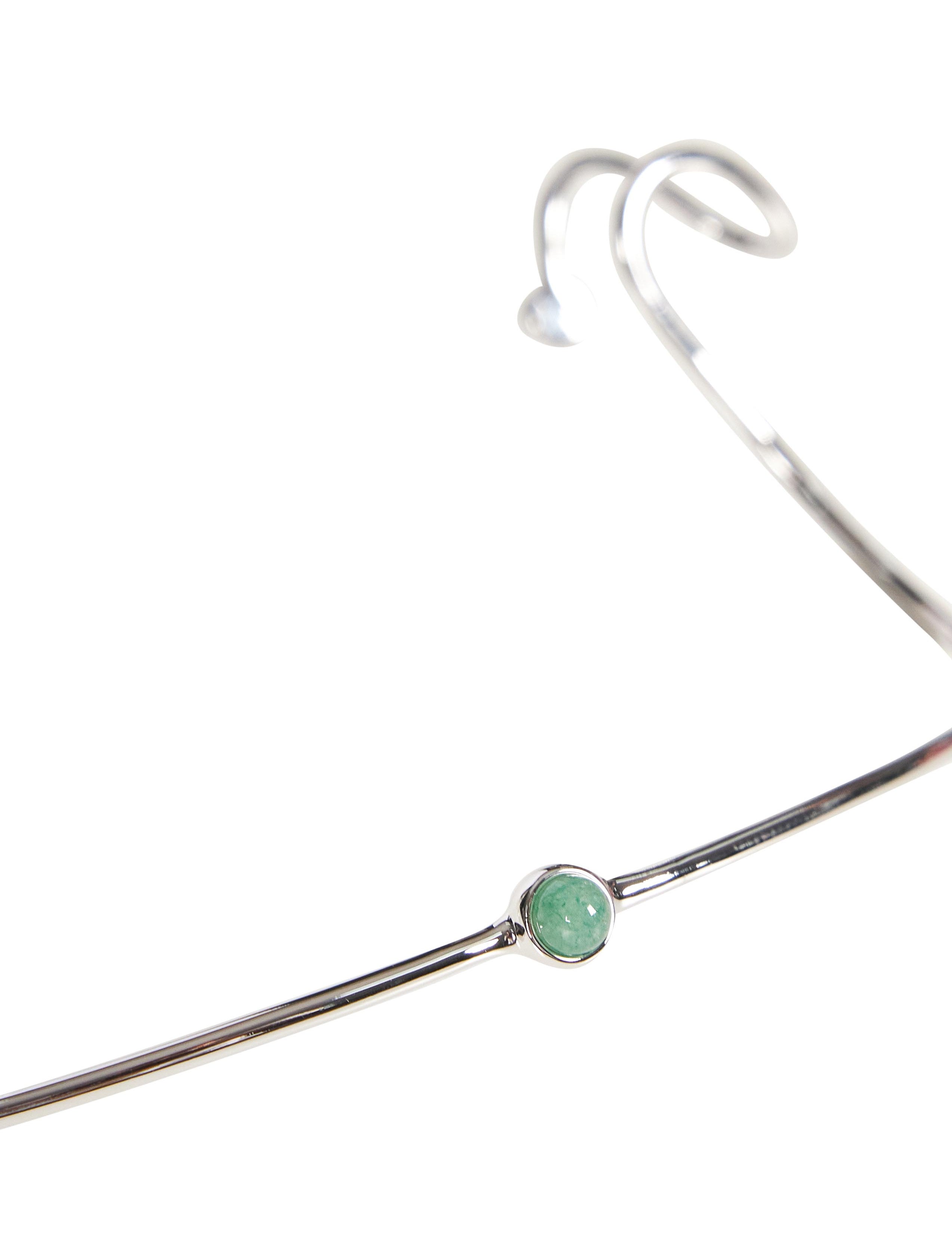Gioiello da viso in argento 