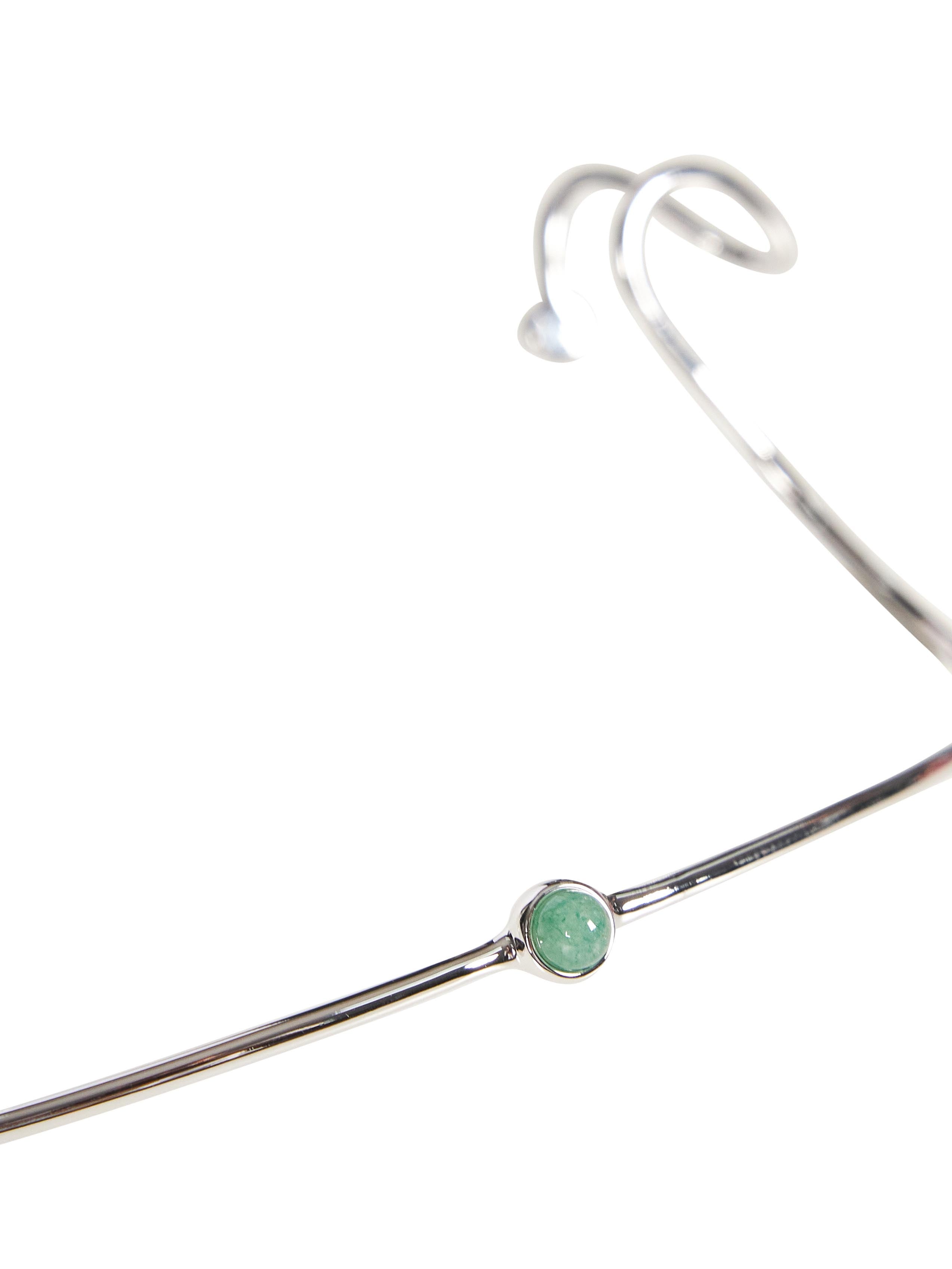 Gioiello da viso in argento 