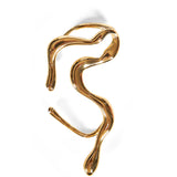 Earcuff ondulato in oro<BR/> 