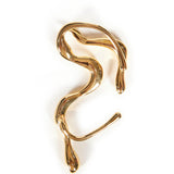 Earcuff ondulato in oro<BR/> 