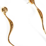 Orecchini pendenti in oro<BR/> 