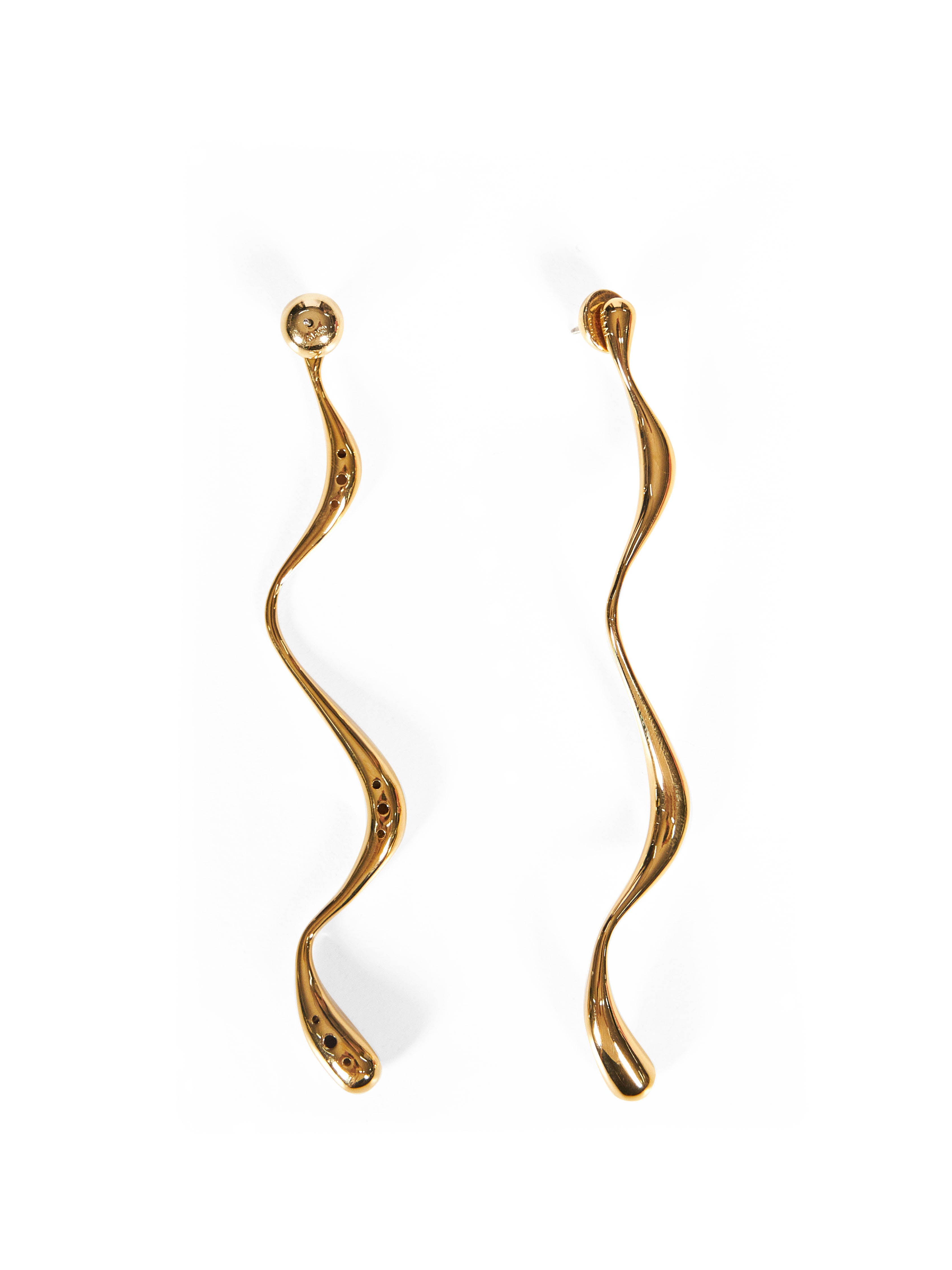 Orecchini pendenti in oro<BR/> 